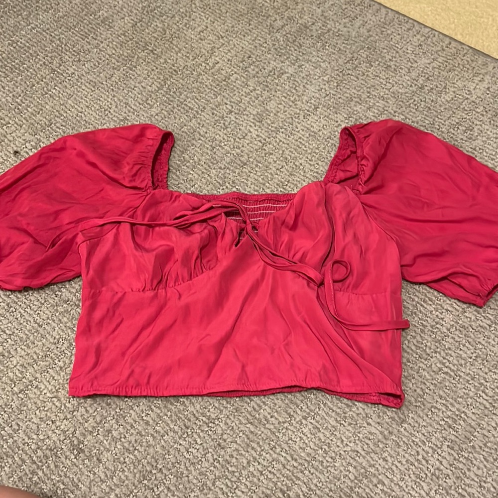 Pink Crop Top